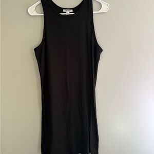 Nine West Black Ribbed Knit Dress